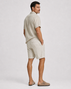 Pantalones cortos de lino del Egeo 