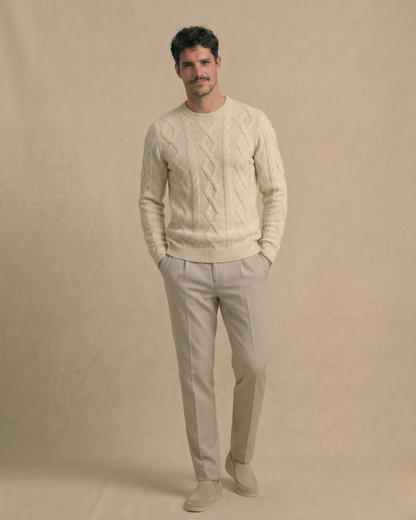 Suéter de punto trenzado Ascot 