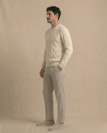 Suéter de punto trenzado Ascot 
