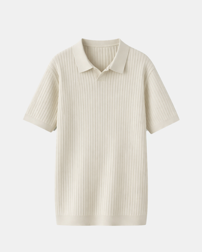 Polo de punto contorneado 