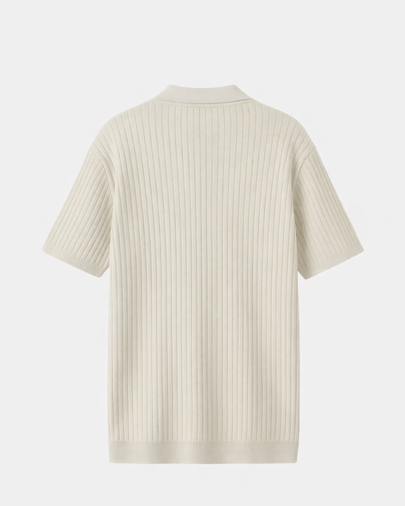 Polo de punto contorneado 