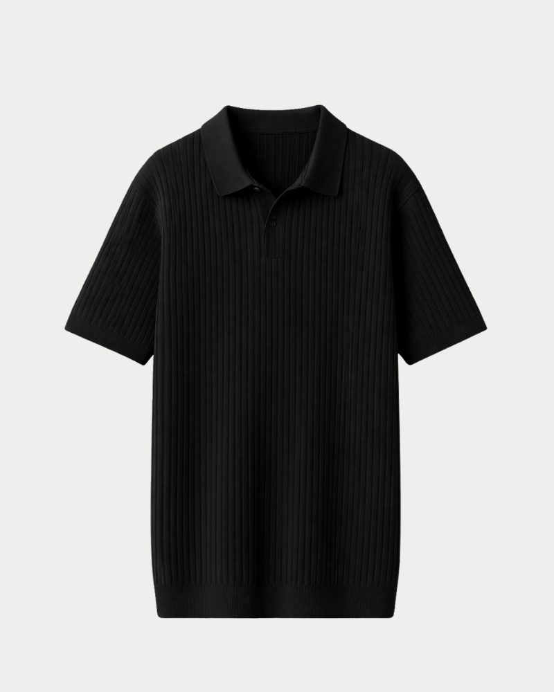 Polo de punto contorneado 