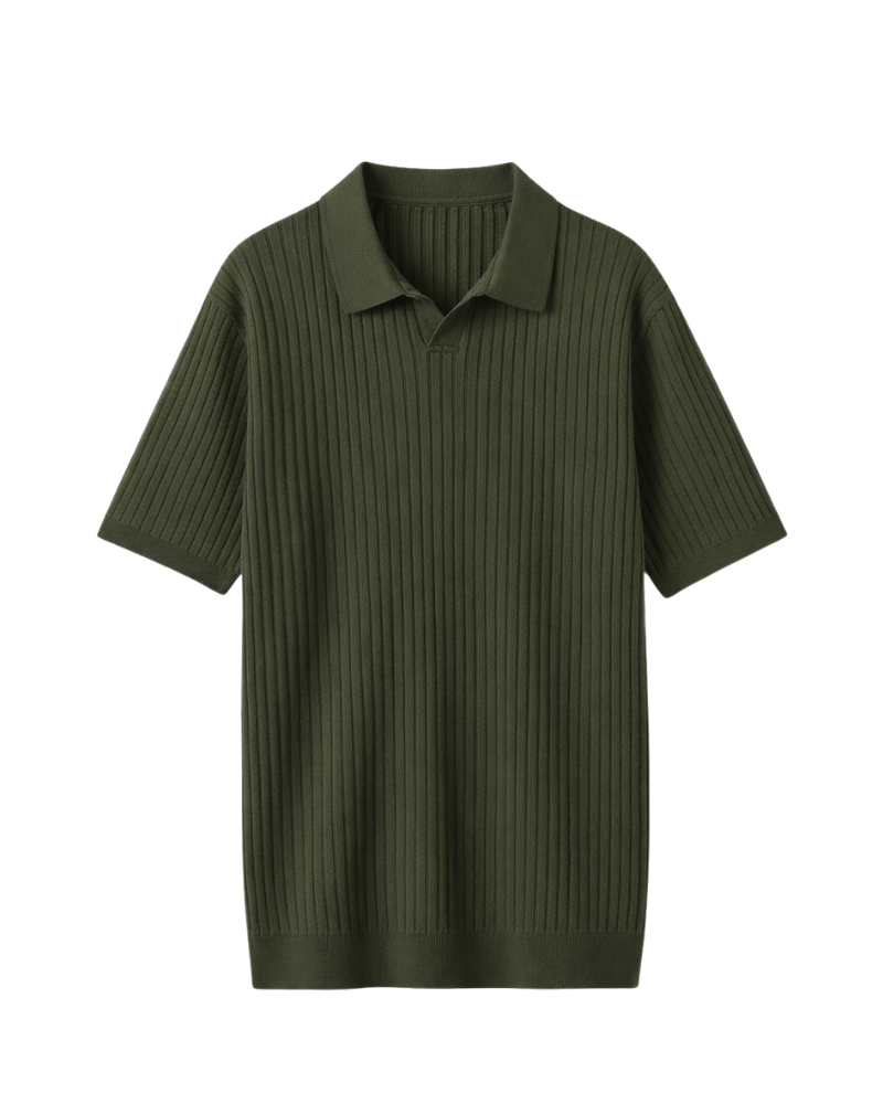 Polo de punto contorneado 