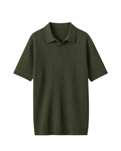 Polo de punto contorneado 