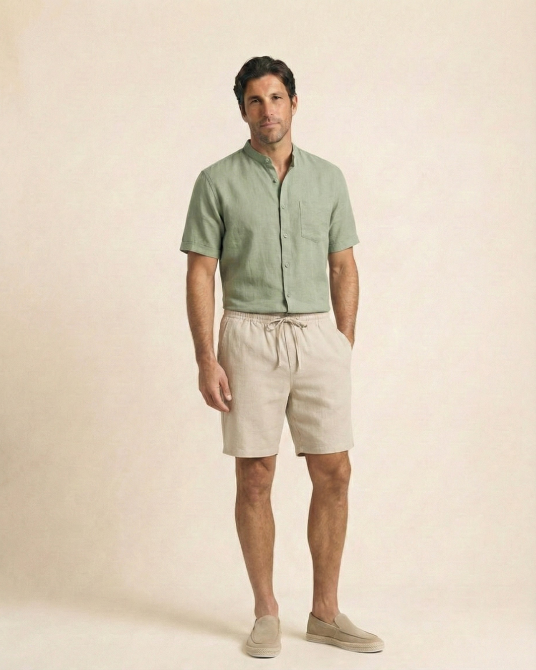 Santorini Linen Shirt