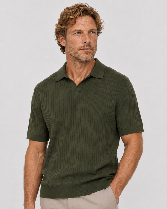 Polo de punto contorneado 