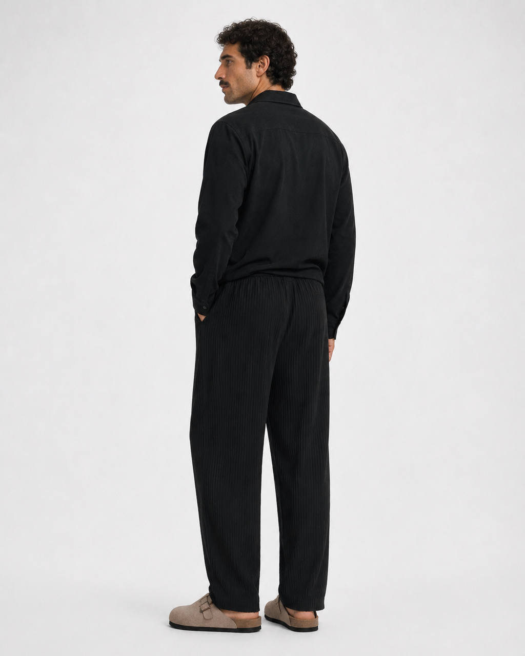 VALEMONT RIBBED COTTON TROUSERS