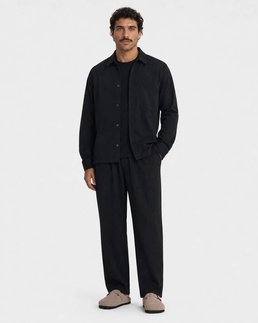 VALEMONT RIBBED COTTON TROUSERS