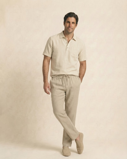Santorini Linen Trousers