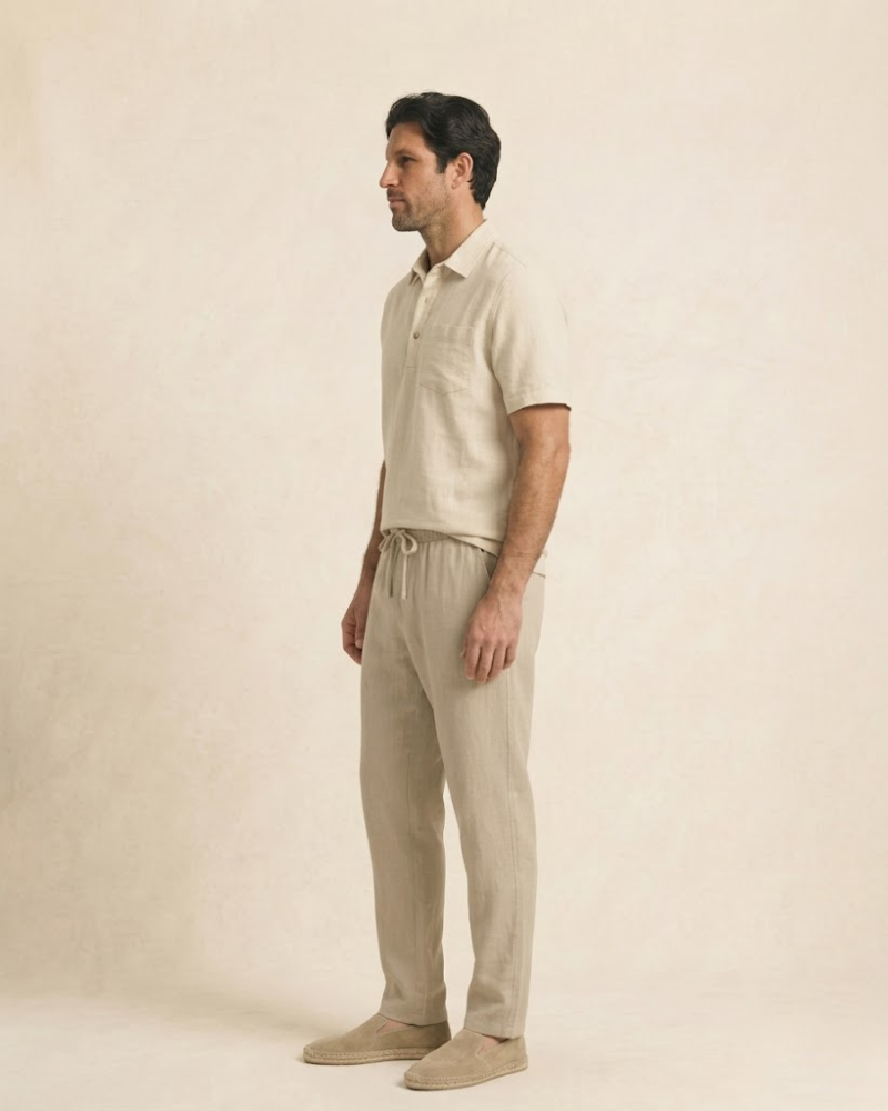Santorini Linen Trousers